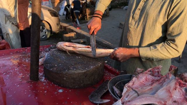 Amazing Fish Cutting Skills | Fish Cutting Skills By Expert Fish Cutter Pakistan Street Food смотреть онлайн