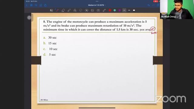 ClampHook QAD Day 2| Physics| Motion in 1 D| JN Milan Sir смотреть онлайн