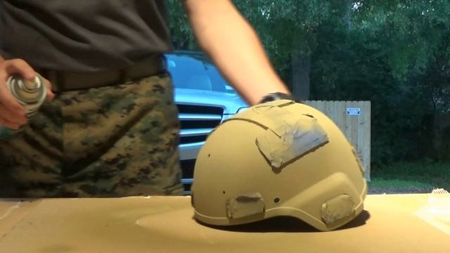 How To Spray Paint a Airsoft Helmet Snakeskin Camo Style смотреть онлайн