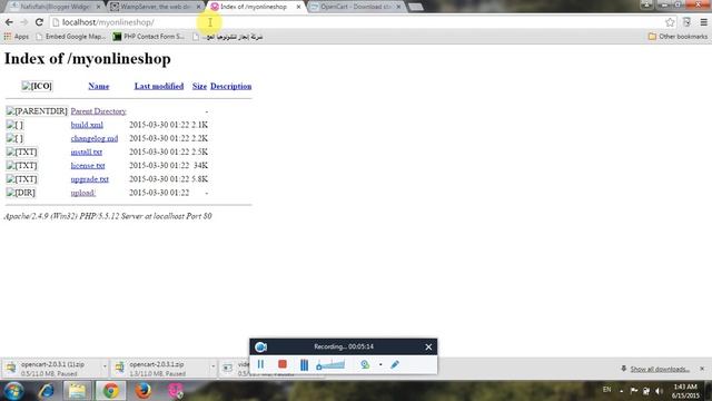 How to install opencart easily on localhost WampServer HD смотреть онлайн