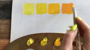 Масляные краски.Кадмии желтые.