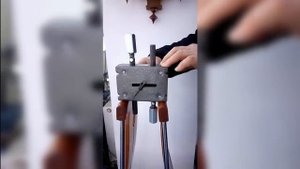 Замок двухригельный (журавль с падающим ключом)