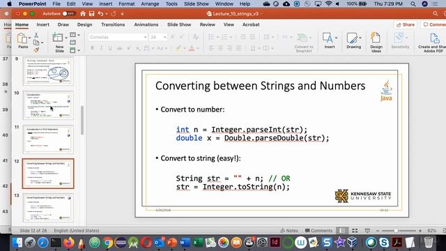 L10 CSE1322Sp20 GUI Programming with JavaFX and Windows Forms and String Operations in Java and C# смотреть онлайн