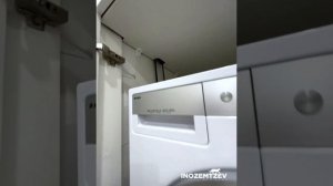 Шкаф для стиральной и сушильной машинок в ванную