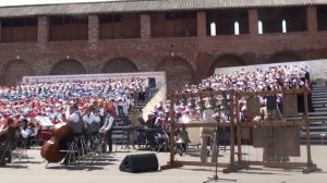 "Славься" Глинки - "Колокола России" с "Русской филармонией" и сводным   хором Подмосковья.