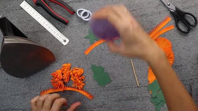 МК / Астра из фоамирана / Простой способ сделать цветы / Цветы на резинке просто и красиво смотреть онлайн