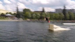 Вейкборд в центре Москвы