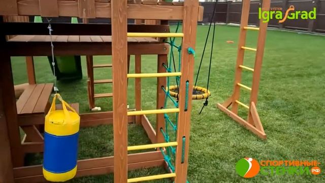 Детский городок для дачи Крафт Pro 4 смотреть онлайн