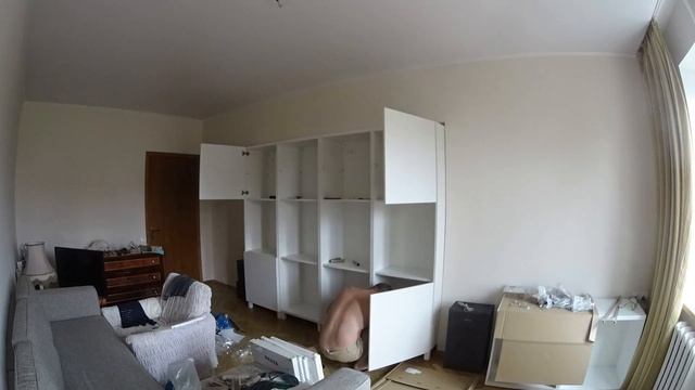 Сборка мебели Бесто и Хемнэс ИКЕА в Москве