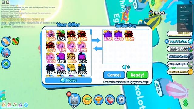 РАЗДАЧА ПЕТОВ В ПЕТ СИМУЛЯТОР ИКС | СТРИМ РОБЛОКС смотреть онлайн