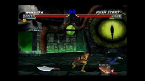 Mortal Kombat 4 (PSX)- Tanya Playthrough