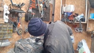 Пайка бензобака оловом. Раздатка газ 66.