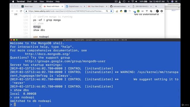 Create a MongoDB Database on DigitalOcean || English - Must Watch