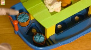 обзор на развивающую музыкальную игрушку Kiddieland Ноев ковчег