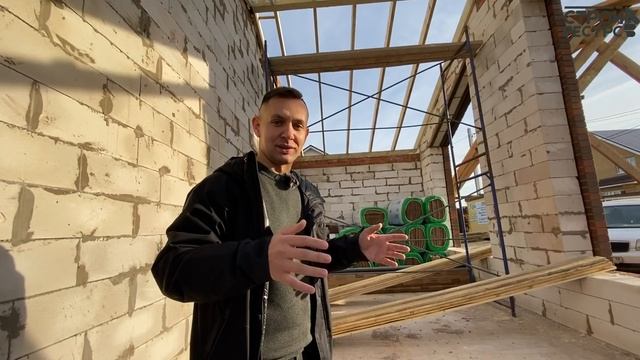 Обзор каменного дома дк-90 со вторым светом. Конструктив. МЗЛФ. Газоблок D500 300мм. Точка росы.