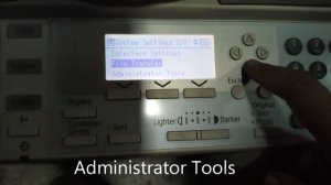 Ricoh mp 201 Admin Password reset Ricoh mp 2000, mp 2018, mp 1800