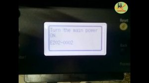 Printer Canon Imageclass MF4820d,MF4412-4450 How to fix Error E202 0002
