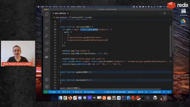 Herding Cats with RedisJSON (Redis DEVcember Day 18) with Suze Shardlow and Simon Prickett смотреть онлайн