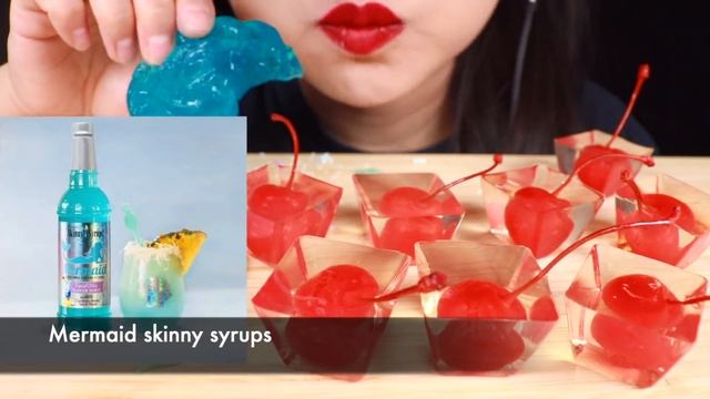 ASMR FLOWER MARASCHINO CHERRY JELLY, DAIFUKU MOCHI EATING SOUNDS 大福 ゼリーを食べる音 咀嚼音 찹쌀 떡젤리 리얼사운드 먹방 노토 смотреть онлайн