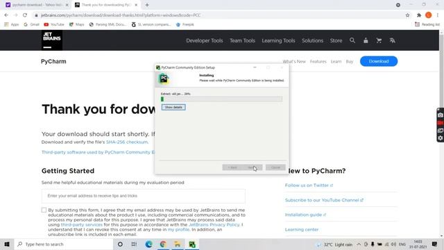 #2 How to Install PyCharm | PyCharm Download and Installation | IDE in Hindi смотреть онлайн