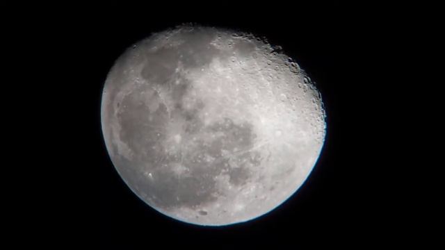 The Moon From Meade Eclipseview 114mm Dobsonian Telescope смотреть онлайн