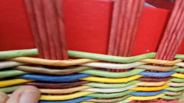 Коробка для мелочей #изгазетныхтрубочек.