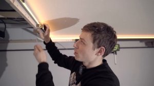 ЗВЕЗДНОЕ НЕБО НА НАТЯЖНОМ ПОТОЛКЕ С ПОДСВЕТКОЙ | парящий потолок |светодиодный двухуровневый потоло