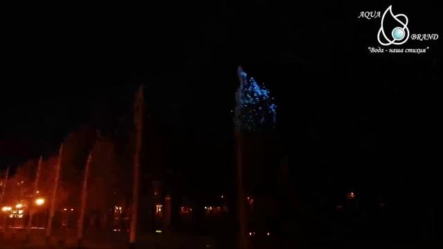 Светомузыкальный фонтан в Казани.Крылья Советов /Light & music fountain in Kazan