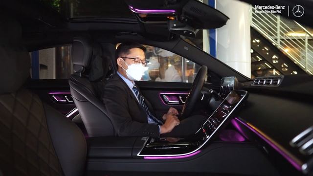 Đèn viền nội thất trên Mercedes-Benz S 450 All new смотреть онлайн