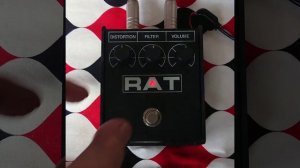Proco RAT2(late'90) Change in sound quality(Filter)