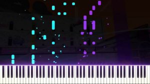 STONE OCEAN - JoJo's Bizarre Adventure Part 6 Opening Theme | [Piano Cover] (Synthesia)「ピアノ」