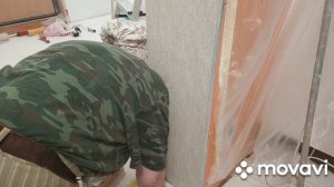 Поклейка обоями наружного угла стены без реза