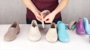 Сравниваем шерсть для валяния тапочек. Алеся Исмагилова