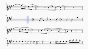 Зурбаган. Ю.Чернавский - Л.Дербенёв. Для альт саксофона