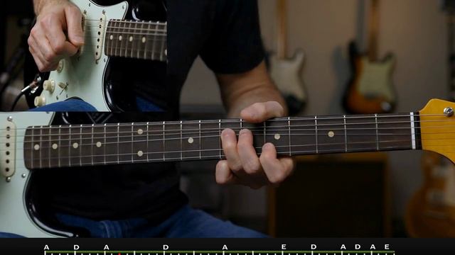 Beginner Slow Blues Solo in A