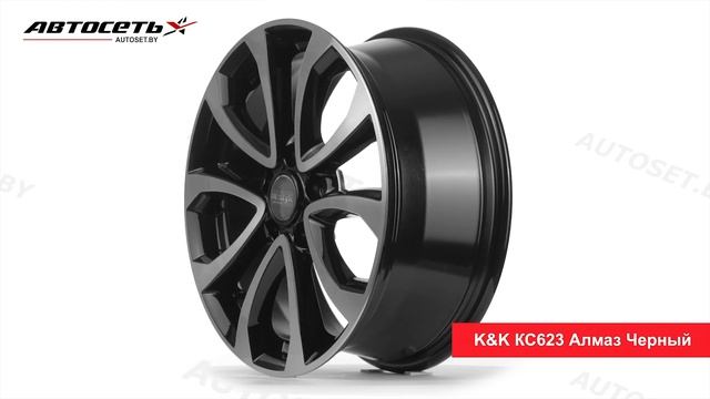 Обзор литого диска K&K КС623 Алмаз Чёрный ● Автосеть ● смотреть онлайн
