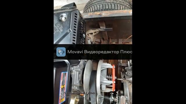 Самодельный вездеход,на гусеницах.