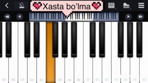 Xasta bo’lma jonim piano | Yulduz Usmonova 2020