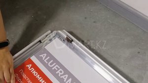 Сборка алюминиевой рамки. ADmart