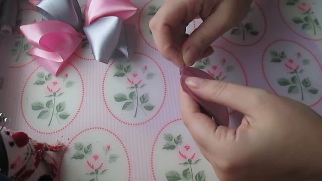 Как сделать ПРОСТОЙ пышный бант канзаши своими руками за 5 минут