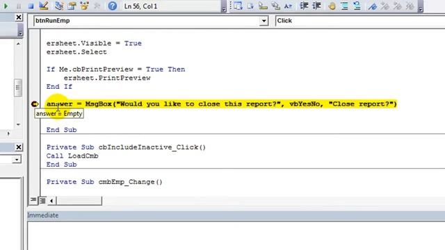Excel VBA USERFORMS #14 Auto-Close Report After User Prints or Views Report