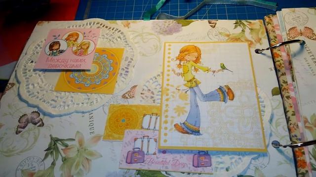 Фотоальбом для подруги. Скрапбукинг. смотреть онлайн