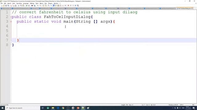 Java Programming Language Lecture5-2: Standard Input/Output - Input Dialog смотреть онлайн
