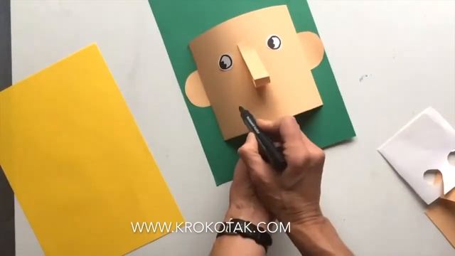 БУМАЖНЫЕ ЛИЦА  Объемные поделки из бумаги