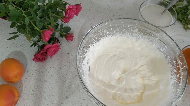 Низкокалорийный абрикосовый мусс/Mousse alle albicocche #ipocalorico#низкокалорийно #абрикос #мусс смотреть онлайн