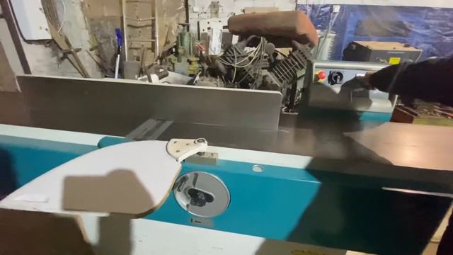 Фуговальный станок Griggio PF 430 после комплексной технического обслуживания смотреть онлайн