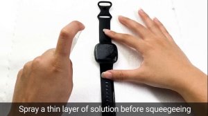 Fitbit Versa 4 / Sense 2 Smartwatch Screen Protector Installation Instructions Video by ArmorSuit