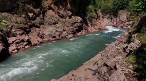 Адыгея.Гранитный каньон.Река Белая.Рафтинг.