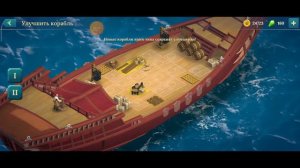Pirate Ships. Build and Fight. Gameplay.