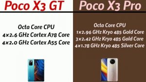 Poco X3 Pro vs Poco X3 GT | poco x3 gt vs poco x3 pro comparison